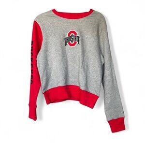 Champion Ohio State Buckeyes Cropped Sweatshirt NWT MSRP $75 Size M